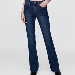 GAP Baby Boot Mid Rise Jeans Size 31/12R Dark Wash Bootcut
